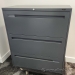 Boulevard Grey 36" 3 Drawer Lateral File Cabinet, Locking